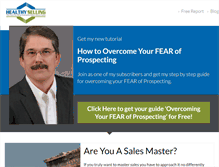 Tablet Screenshot of healthysellingsystem.com